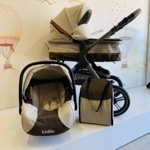 Poussette-berceau-X1+C-Kidilo-6 Poussette berceau X1+C - Kidilo beige