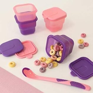 Set pots et cuillères thermosensibles pour Bébé - Kiokids