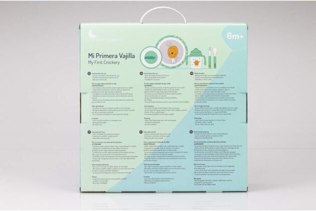 Set-vaisselles-pour-bébé-Interbaby-4 Set vaisselles 5pcs savana pour bébé