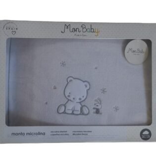 Couverture pour enfant - Mon baby gris