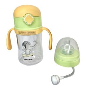tasse à paille 240ml jaune
