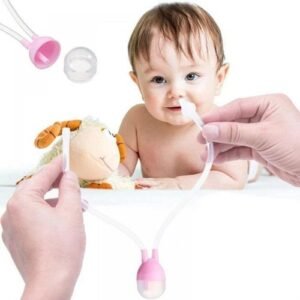 mouche bébé en silicone rose