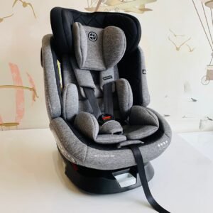Siège auto 360 degrés groupes (0/1/2/3) - Burbay gris cliare