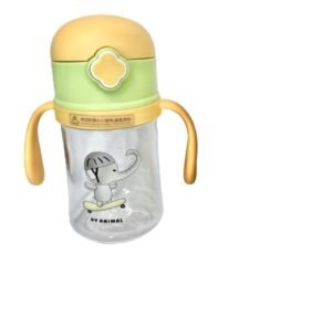 Tasse-a-paille-400ml-DiYi-jaune tasse Ă paille jaune
