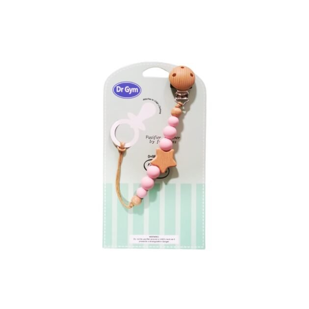 sucette attache rose 2
