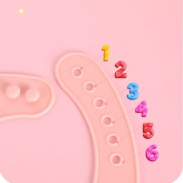 bavoir réglable en silicone honey baby