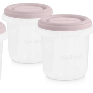 set-de-4-pots-hermatiques-miniland-6 4 pots hermétique candy miniland