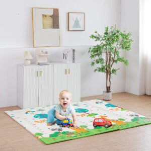 Tapis en mousse XPE antichoc pliable 1m80 x 2m