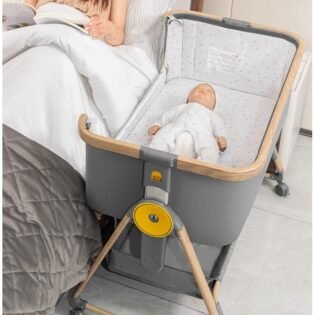 Berceau-cododo-multifonctionnel-Gary-Baby berceau cododo multifonctionnel gris confortable