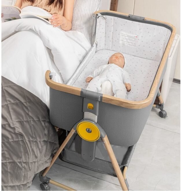 Berceau-cododo-multifonctionnel-Gary-Baby berceau cododo multifonctionnel gris confortable