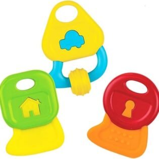 Clés de dentition sons et lumières - Winfun 3 clés de dentition multicolore