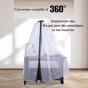 Lit-parc-cododo-multifonction-3en1 lit cododo 3en1 avec moustiquaire