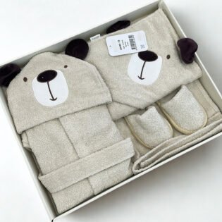 sortie de bain bebitof beige 1