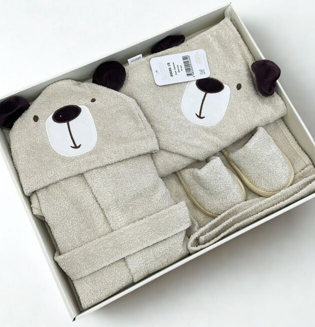 sortie de bain bebitof beige 1