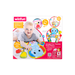 Winfun Jungle Fun Oreiller sur le ventre statut coussin animaux winfun