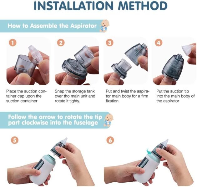 installation aspirateur nasal vzn