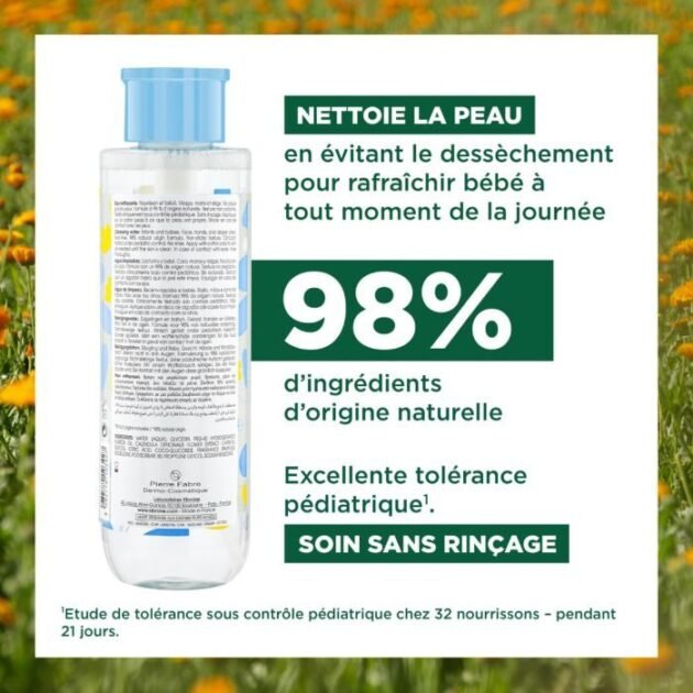 statut klorane bébé eau sans rinçage