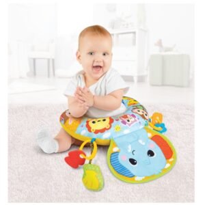jungle-fun-tummy-time-pillow-winfun-2 adorable coussin jungle winfun