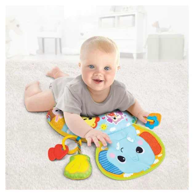 jungle-fun-tummy-time-pillow-winfun-4 confortable coussin jungle winfun