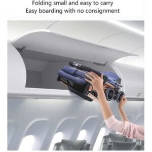 pliage compacte de la poussette valise QZ1 pro