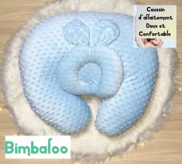 statu coussin d'allaitement bimbaloo bleu