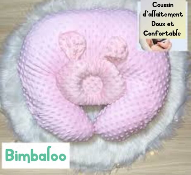 statu coussin d'allaitement bimbaloo rose