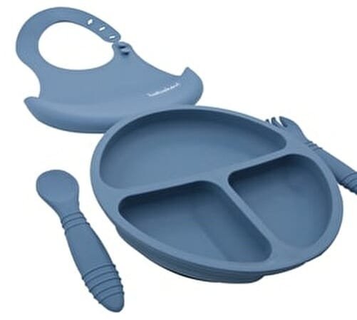 Coffret-repas-en-silicone-Bebekevi-bleu statut bebekevi coffret repas en silicone bleu