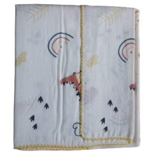 Couverture-en-mousseline-de-coton-14 confortable couverture mousselin 80*95 bebekevi