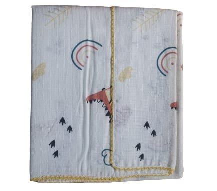 Couverture-en-mousseline-de-coton-14 confortable couverture mousselin 80*95 bebekevi