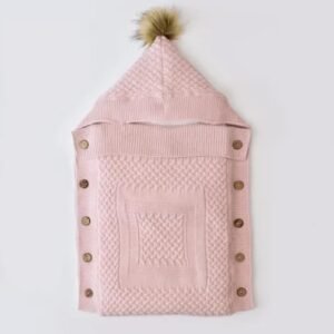 statut 2 emmaillotage tricot bibaby rose