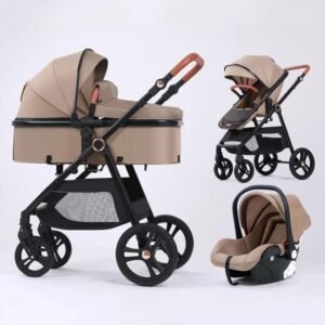 Pack-poussette-reversible-Clever-Baby-beige statut pack poussette réversible beige