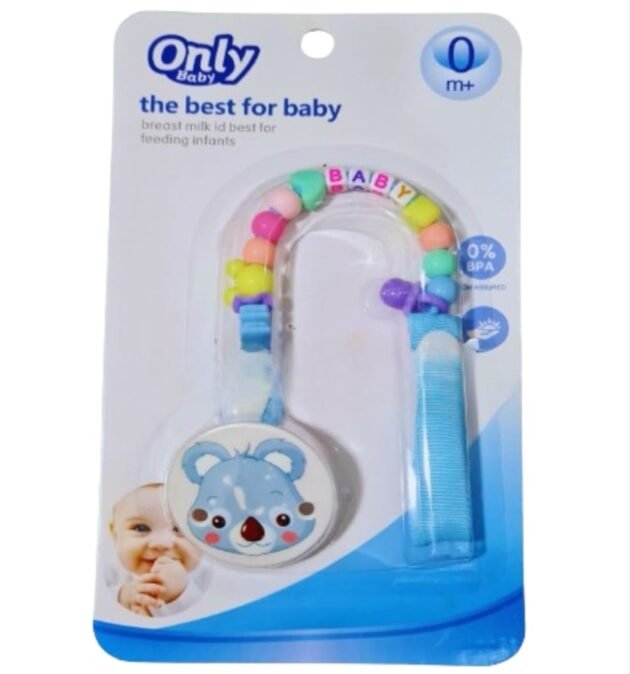 attache-sucette-only-baby-bleu adorable attache sucette only baby