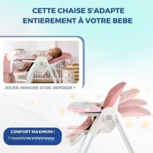 chaise haute évolutive multifonctionnelle
