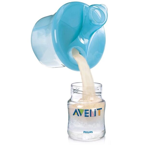 doseur de lait bebekevi bleu