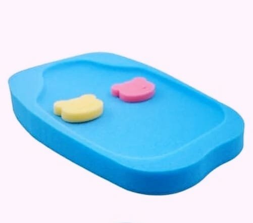 statut 2 éponge de bain bleu1