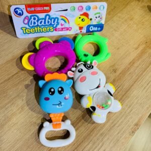 lot-de-4-hochets-animaux-Dlay-2 lot de 4 hochets animaux - Dlay