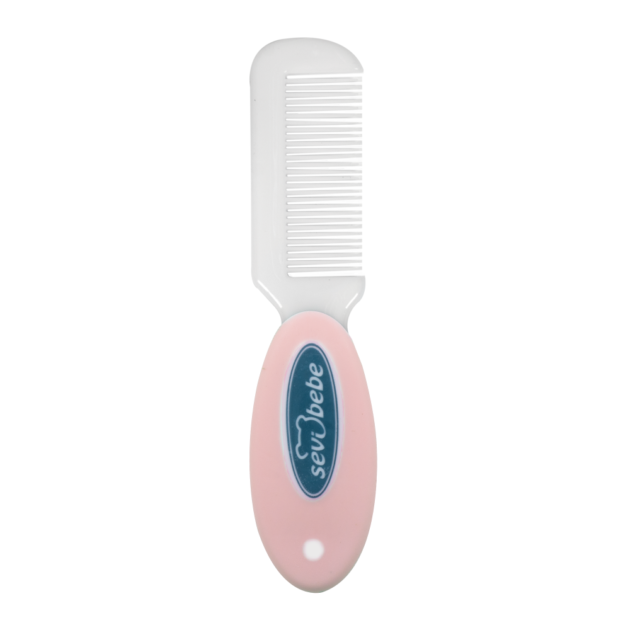 ensemble peigne et brosse tête arrondie
