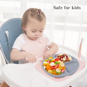 assiette 3 compartiments bebekevi durable