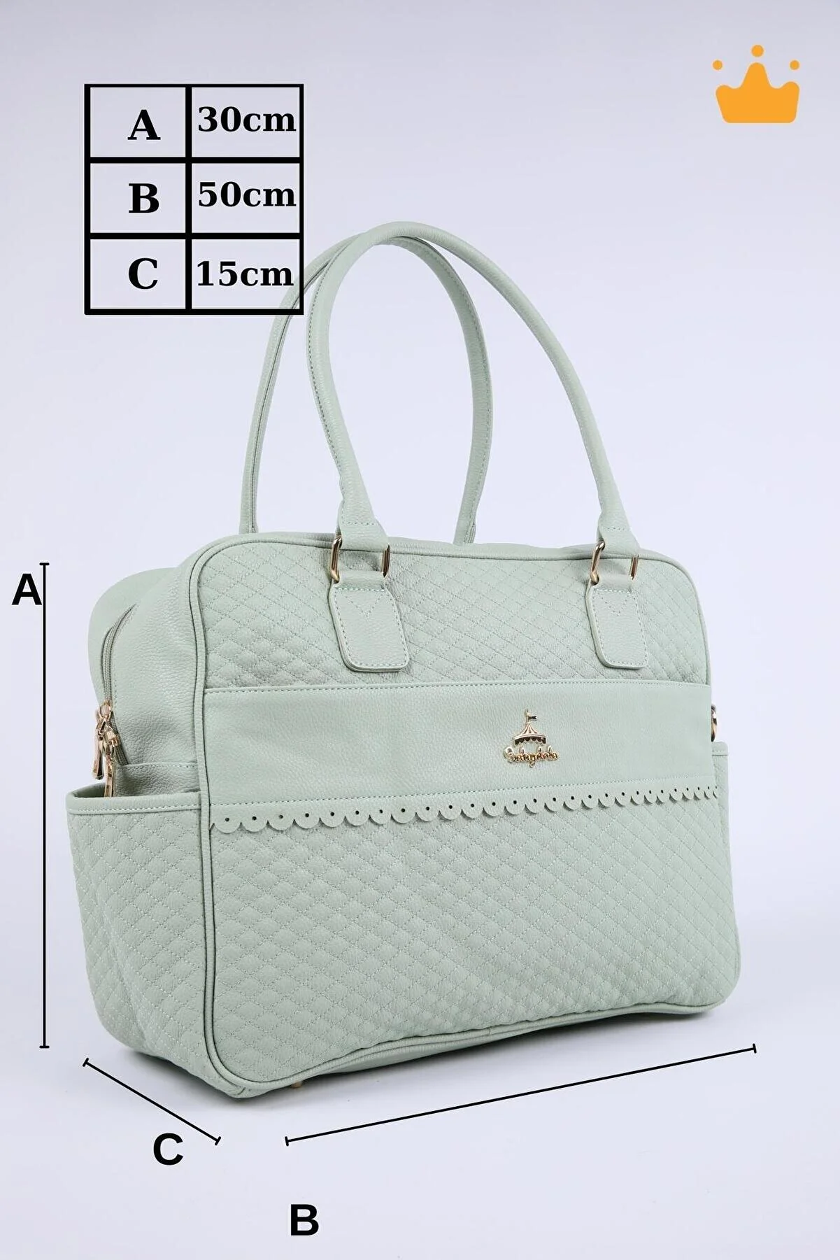 Sac langer chic green Babydola Lesjouets.ma