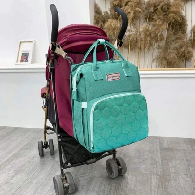Sac à dos à langer 4en1 - My bébé vert