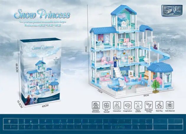 dimensions maison snow princess