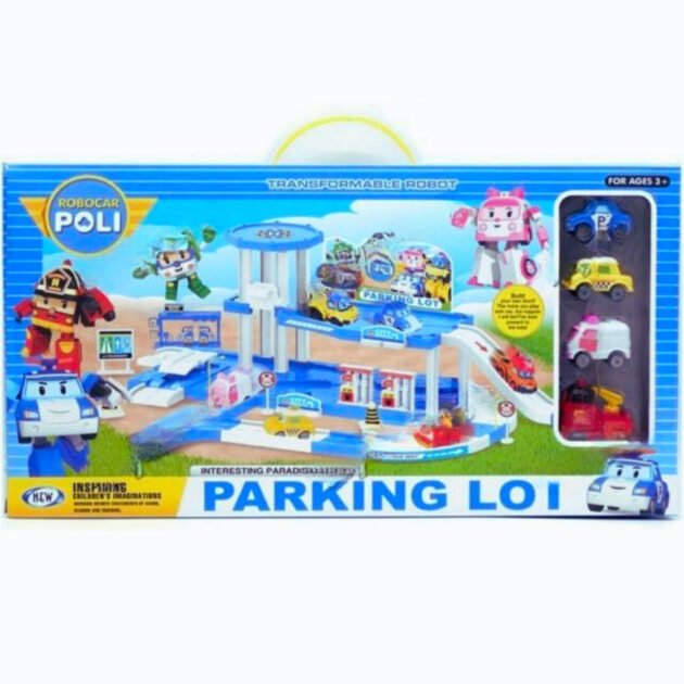 jeu parking lot robocar poli