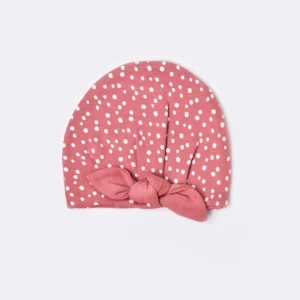 lot de 2 bonnet biorganic rose