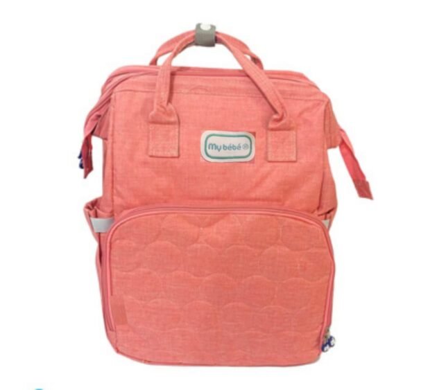 Sac à dos à langer 4en1 - My bébé rose