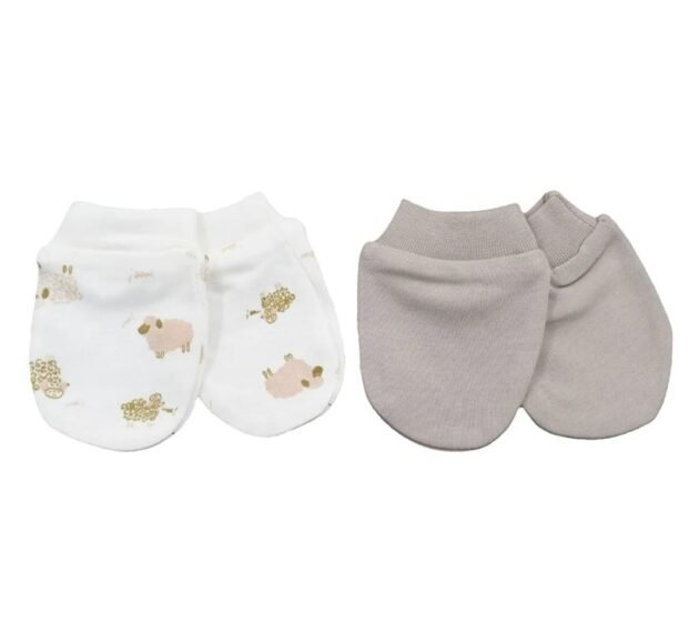statut 3 lot de 2 moufles biorganic beige B