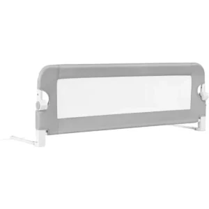 profil barrière de lit 120 cm gris