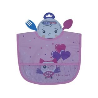 Bavoir-impermEable-avec-poche-Baby-Tone-rose statut bavoir imperméable bébé