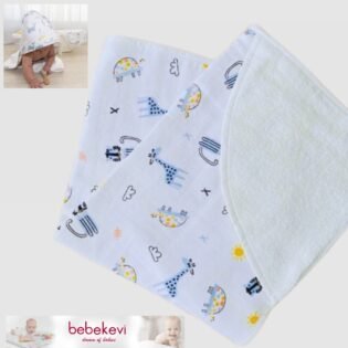 Cape-de-bain-mousseline-Gant-Bebekevi-3 bebekevi cap de bain + gant bleu