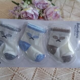 Chaussette-bebe-lot-de-3-en-coton-Bebelinna-1 Bebelinna lot de 3 en coton chaussette bébé