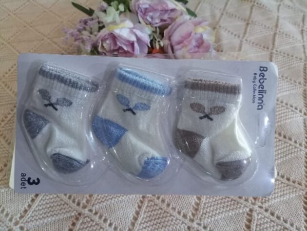 Chaussette-bebe-lot-de-3-en-coton-Bebelinna-1 Bebelinna lot de 3 en coton chaussette bébé